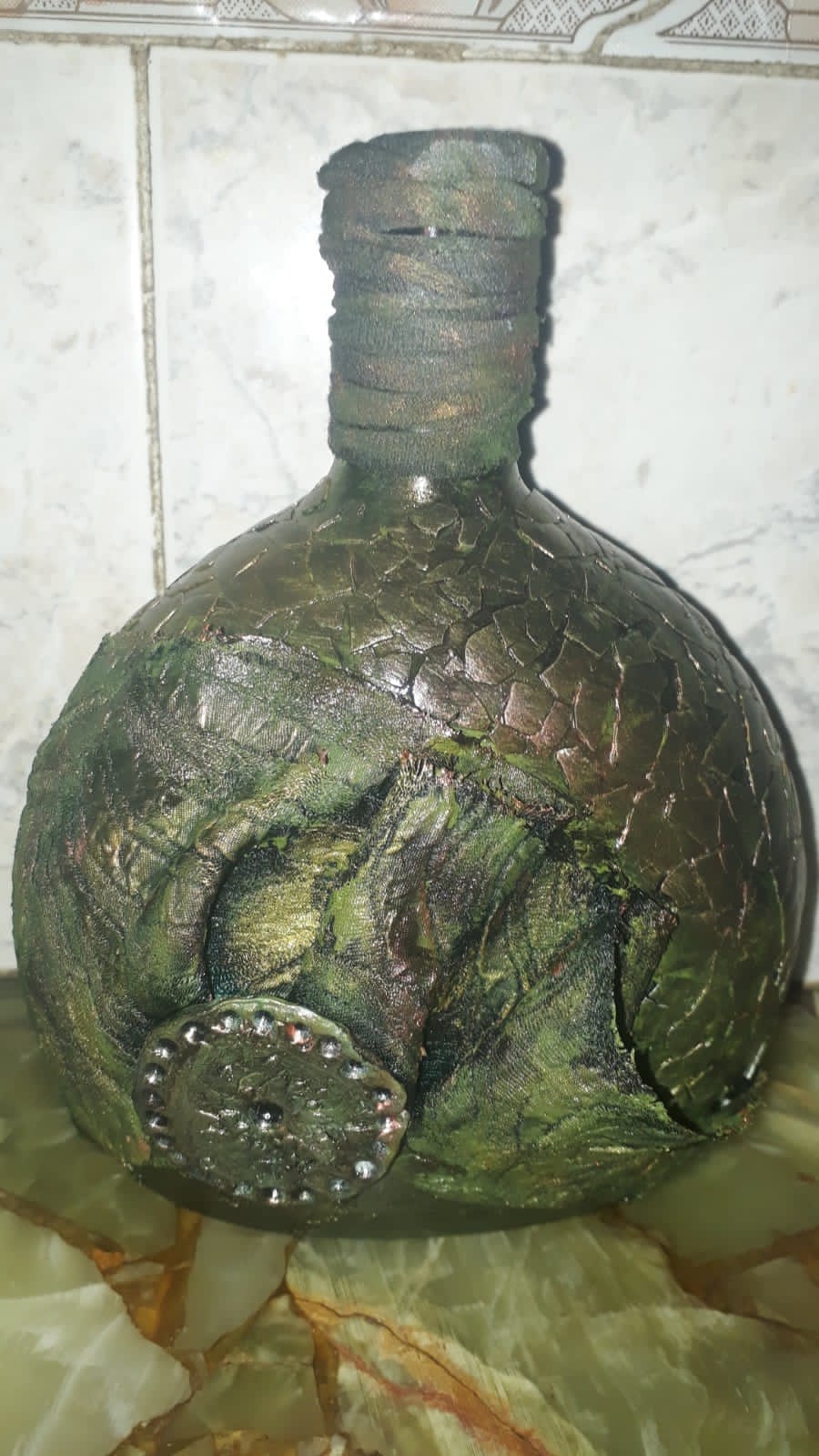 botella reciclada